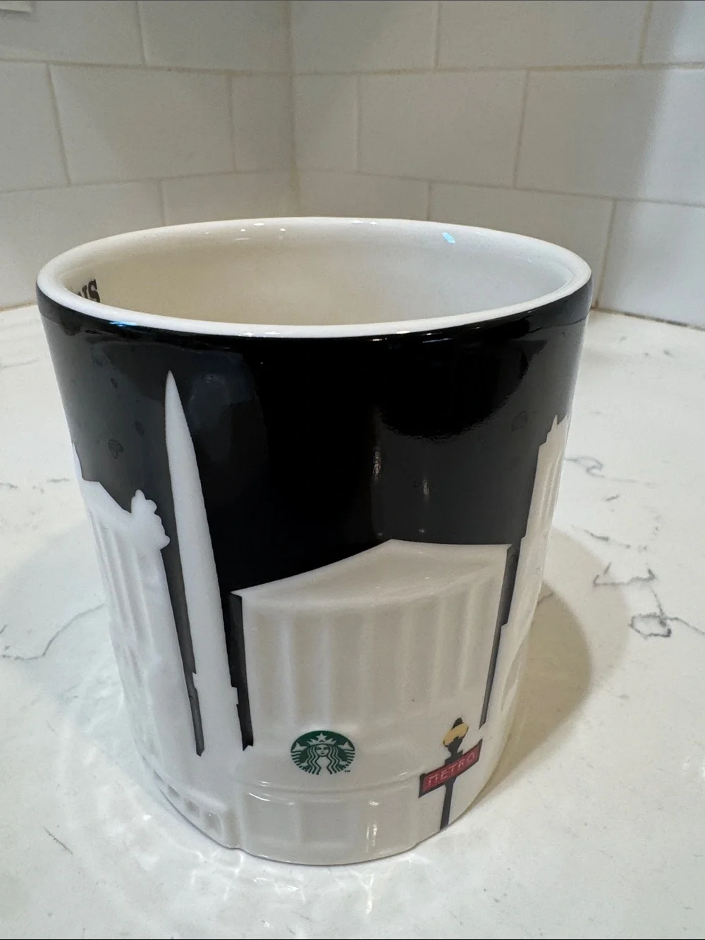 Starbucks Paris Skyline Mug - Black and White 16oz - Picture 8 of 12